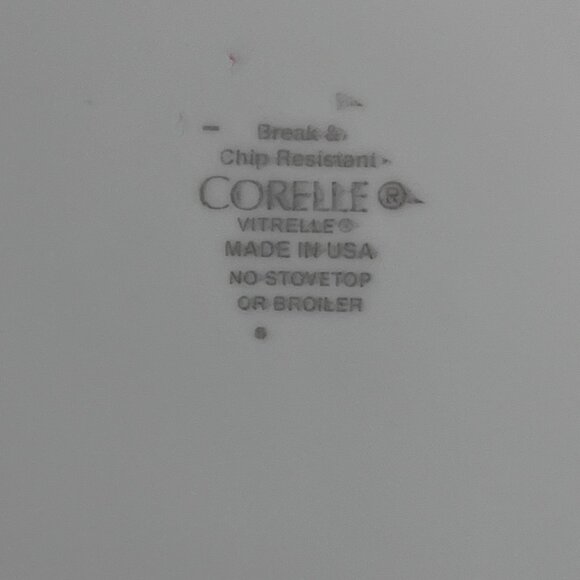 Set of 4 Corelle "Watercolors" Luncheon Plates 8.5" Salad Lunch Flower Corning - Picture 8 of 10